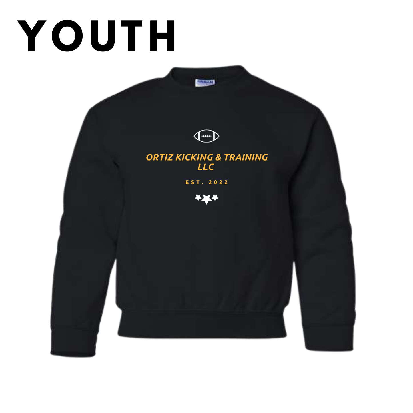 Oritz Kicking & Training YOUTH Crewneck Sweatshirt