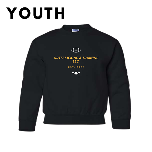 Oritz Kicking & Training YOUTH Crewneck Sweatshirt
